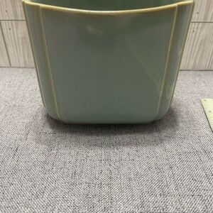 Vintage Alamo Green Ceramic Planter